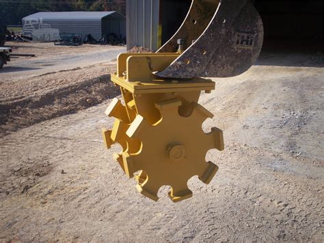 excavator compaction wheel for sale|compaction wheel excavator attachment.